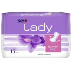 Wkładki urologiczne dla kobiet Seni Lady Super (15 szt.)