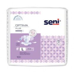 Pieluchomajtki z regulowanym pasem biodrowym Seni Optima Plus (10 szt.) roz. L